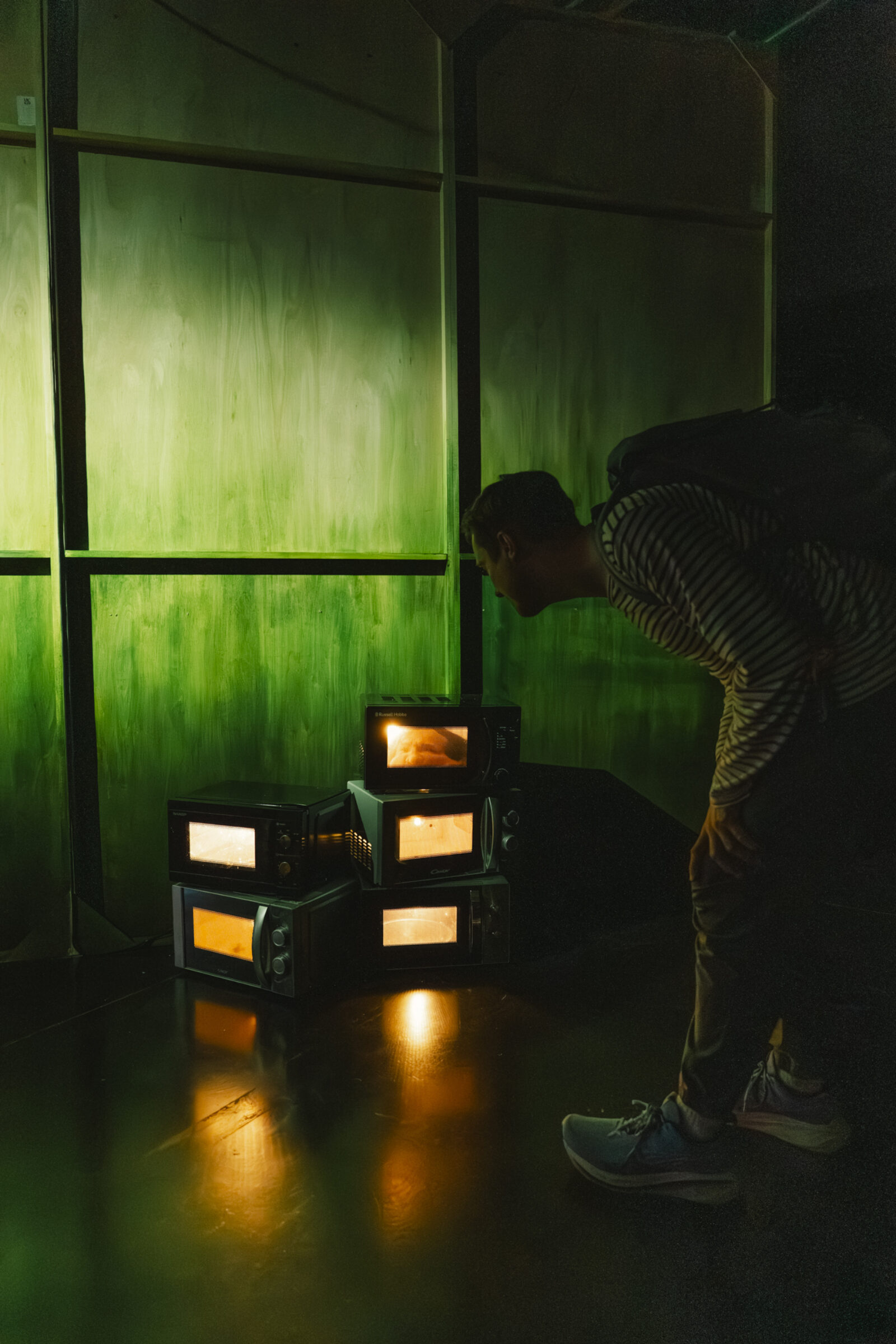 Helen Anna Flanagan, Burnt Toast (2025). Installation view at FACT Liverpool. Courtesy the artist. Photography by Kieran Irvine.