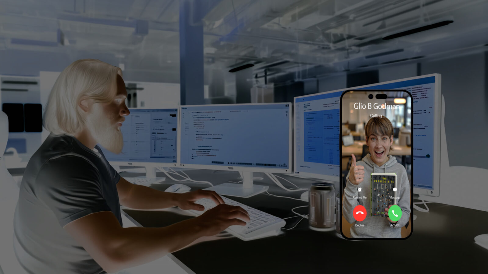 6 Nina Davies MEET ME IN THE DIGITAL TWIN 2025 Film still Courtesy of the artist