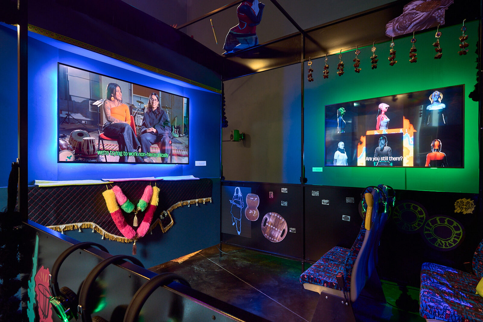 Seema Mattu, LOCAL SUPERSTAR II (2026). Installation view at FACT Liverpool. Courtesy of the artist. Photography by Rob Battersby.