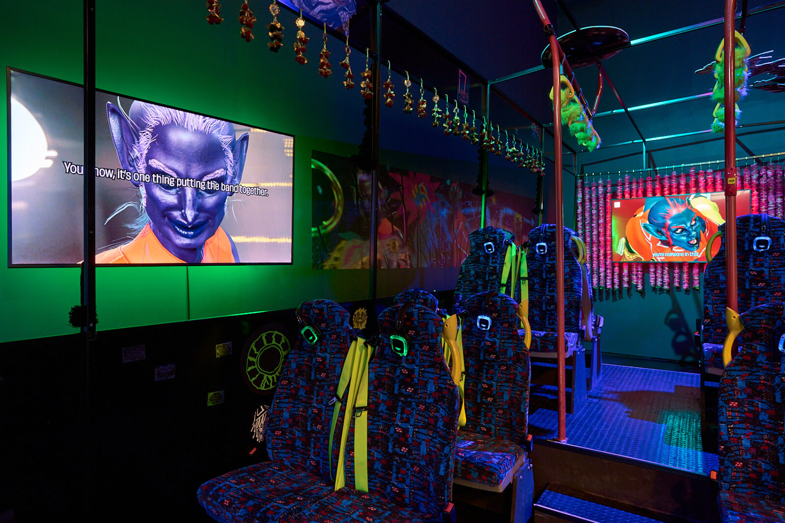 Seema Mattu, LOCAL SUPERSTAR II (2026). Installation view at FACT Liverpool. Courtesy of the artist. Photography by Rob Battersby.