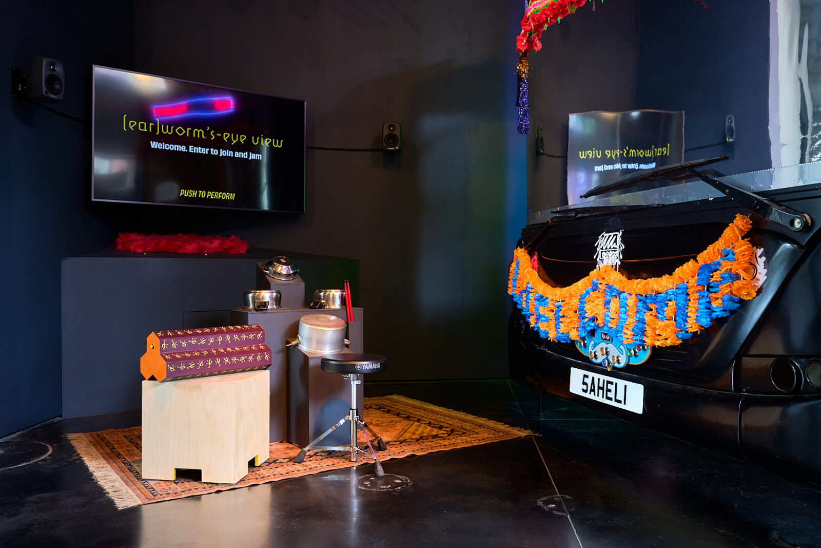 Seema Mattu, LOCAL SUPERSTAR II (2026). Installation view at FACT Liverpool. Courtesy of the artist. Photography by Rob Battersby.
