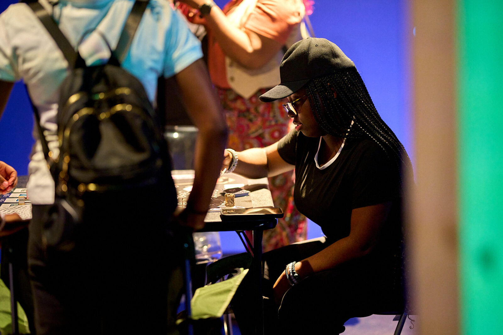 Sahjan Kooner, (darkforest) The Zone of Ghosts (2026). Installation view at FACT Liverpool. Photography by Rob Battersby