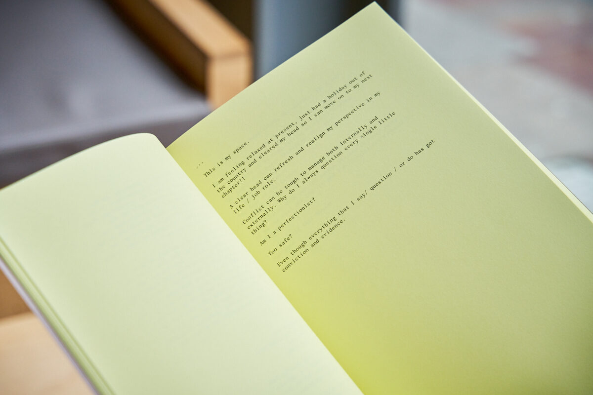 Katrina Palmer, Sentences (2024). Installation view at FACT Liverpool. Photo by Rob Battersby