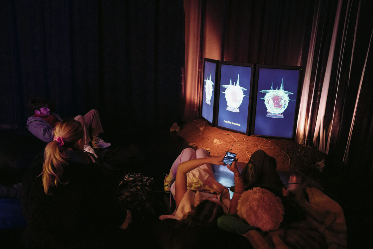 april forrest lin 林森 The Earthly Realm Is Out of Balance 2022 Installation view at FACT Liverpool Photo by Drew Forsyth WEB RES 2