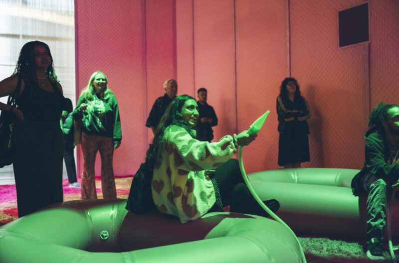 Sara Sadik, XENON PALACE CHAMPIONSHIP (2023). Installation view at FACT Liverpool. Photo by Kieran Irvine