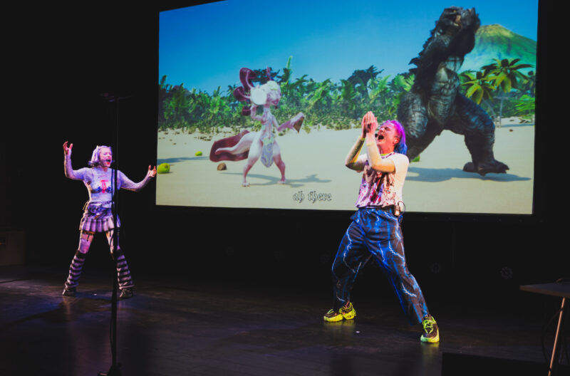ONLY SLIME, AFTERLIFE Performance. Photography by Jamie Michael Bivard.