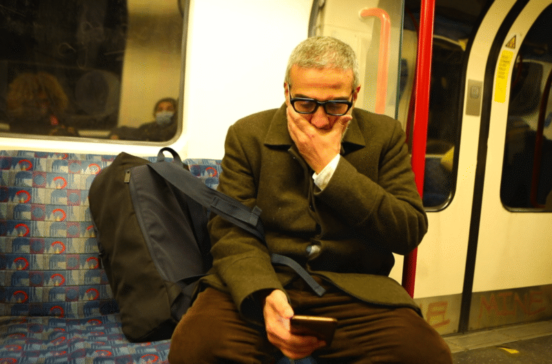 A State of Passion Still On the London Tube