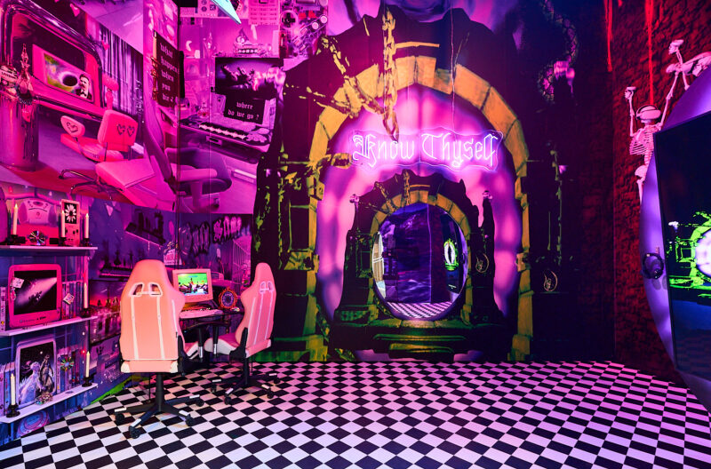 ONLY SLIME, AFTERLIFE (2026). Installation view at FACT Liverpool. Photography by Rob Battersby