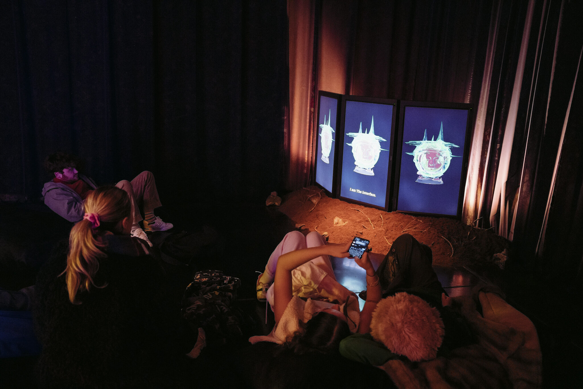 april forrest lin 林森 The Earthly Realm Is Out of Balance 2022 Installation view at FACT Liverpool Photo by Drew Forsyth WEB RES 2