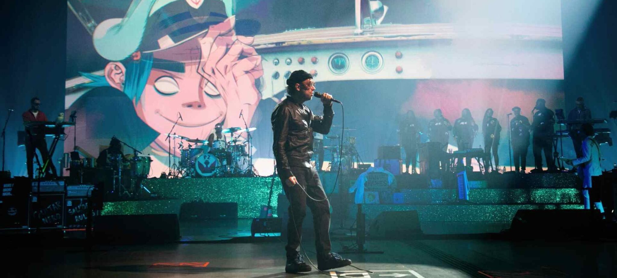 Gorillaz song machine live from king picturehouse at fact